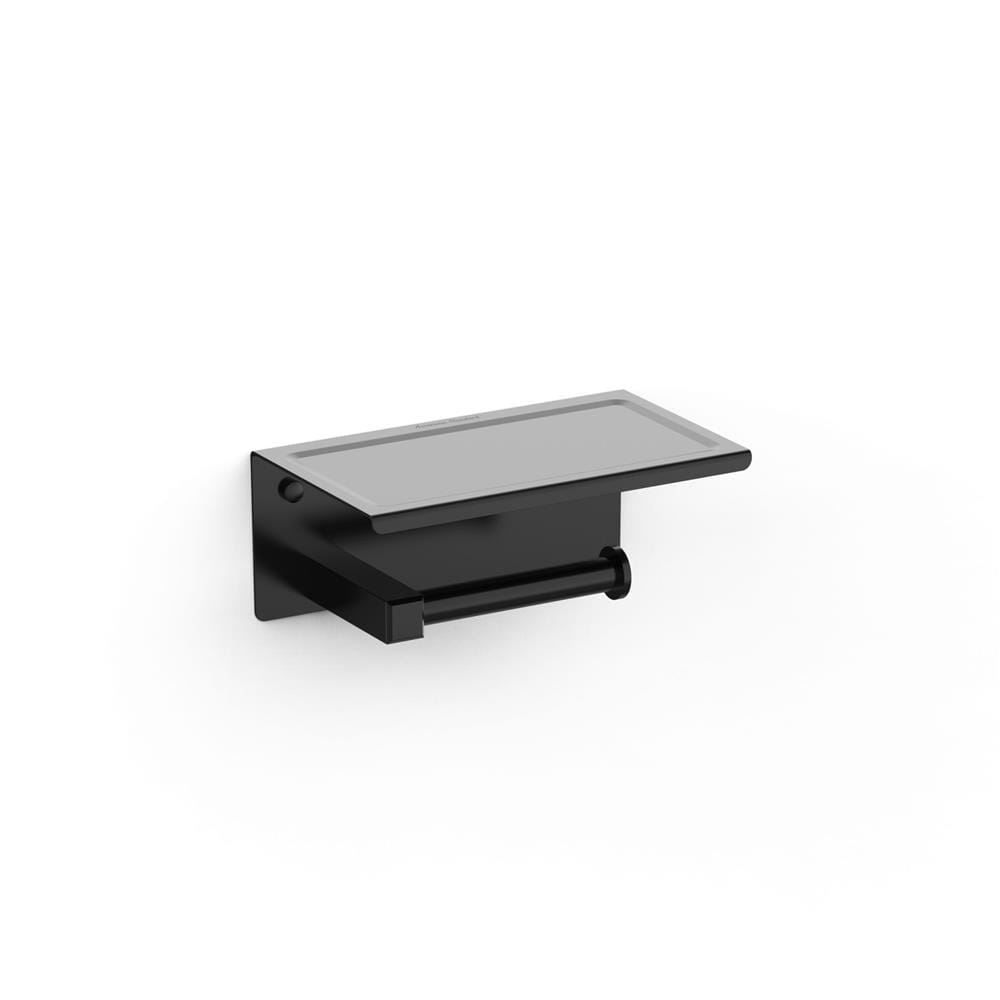 AMERICAN STANDARD CONCEPT SQUARE SINGLE TISSUE HOLDER FFAS0498-908AL0BF0 BRUSHED HARD GRAPHITE