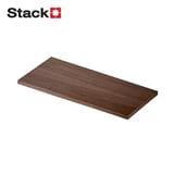 WOODEN SHELF WITH MELAMINE TOP STACKO 80X30X1.6CM COLUMBIA WALNUT