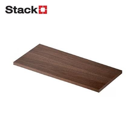 WOODEN SHELF WITH MELAMINE TOP STACKO 80X30X1.6CM COLUMBIA WALNUT