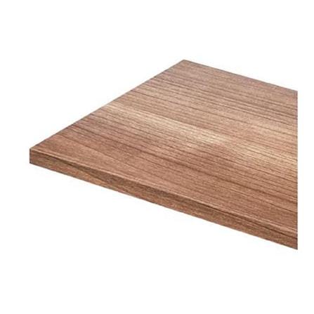 WOODEN SHELF WITH MELAMINE TOP STACKO 60X30X1.6CM DARK WALNUT