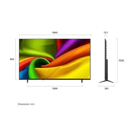 LG 75-INCH NANO 4K UHD AI SMART TV 75NU845BPSB.ATS