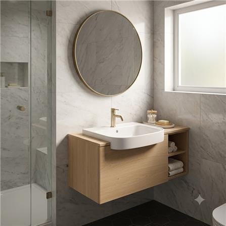 AMERICAN STANDARD LOVEN VESSEL WASHBASIN 1016332080 50CM