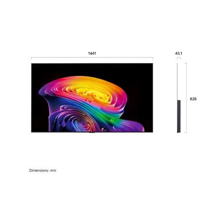 LG 65-INCH OLED EVO AI 4K SMART TV OLED65C6PSA.ATS