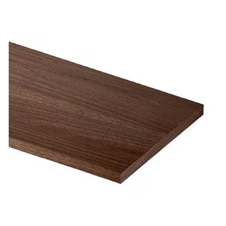 WOODEN SHELF WITH MELAMINE TOP STACKO 120X30X1.6CM COLUMBIA WALNUT