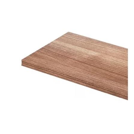 WOODEN SHELF WITH MELAMINE TOP STACKO 80X30X1.6CM DARK WALNUT