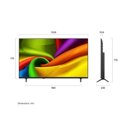 LG 55-INCH NANO 4K UHD AI SMART TV 55NU845BPSB.ATS
