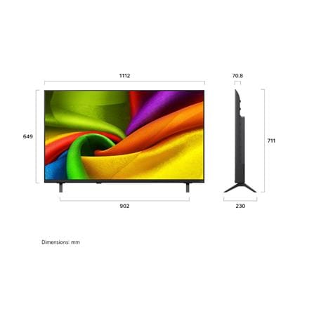 LG 50-INCH NANO 4K UHD AI SMART TV 50NU845BPSB.ATS
