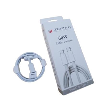 ZEATAR TYPE-C PD 60W 5A QUICK CHARGE CABLE 1M ZC9160-CC