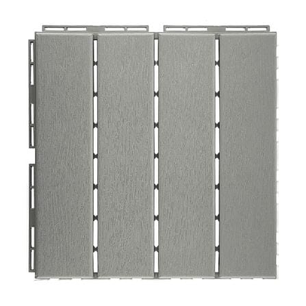 SPRING PP OUTDOOR DECK TILE 30X30X2CM LIGHT GREY (10TILES/BOX)