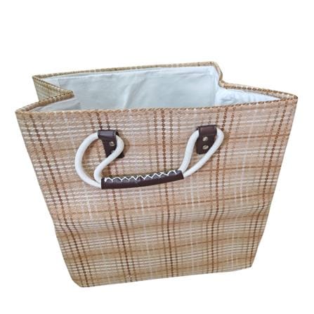 COSSY PLUS EVA RECTANGLE LAUNDRY BASKET WITH HANDLE CP-EVA4536 BROWN