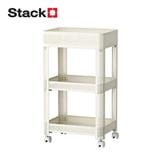 3 TIER TROLLEY COZI 42x31x73.5CM WHITE