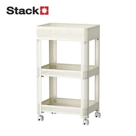 3 TIER TROLLEY COZI 42x31x73.5CM WHITE