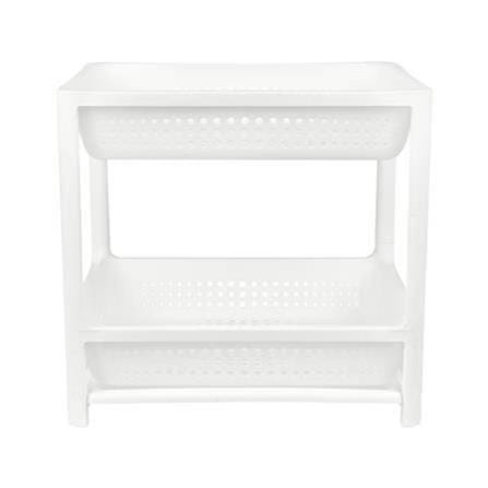 DISH RACK MULTIFUNCTION 2TIER KECH WHITE HH-1072/2 35.7X44.2X41.5CM
