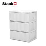 3 TIER DRAWER 53.5X40X70CM FLOW WHITE