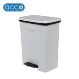 PEDAL BIN SQUARE SOFT CLOSE 20L GREY