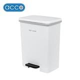 PEDAL BIN SQUARE SOFT CLOSE 20L WHITE
