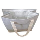 COSSY PLUS EVA RECTANGLE LAUNDRY BASKET WITH HANDLE CP-EVA4536 GREY