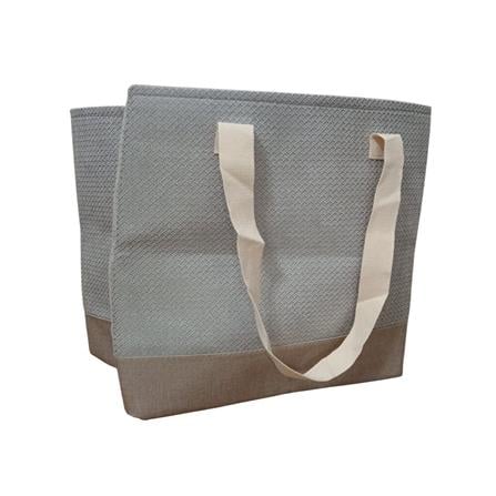 COSSY PLUS EVA RECTANGLE LAUNDRY BASKET WITH HANDLE CP-EVA4536 GREY