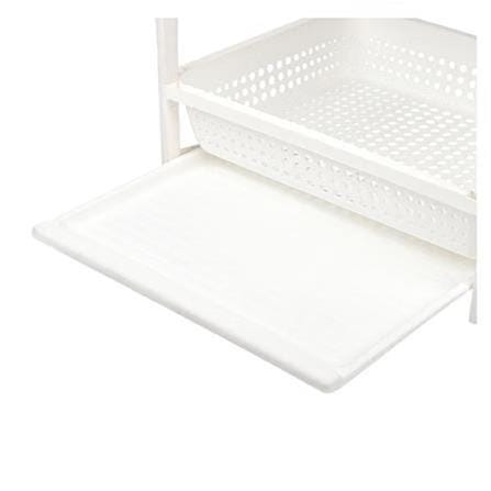 DISH RACK PLASTIC 2TIER KECH WHITE 35.7X51.8X41.5CM