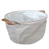 COSSY PLUS EVA ROUND LAUNDRY BASKET WITH HANDLE CP-EVA 3540RN BROWN
