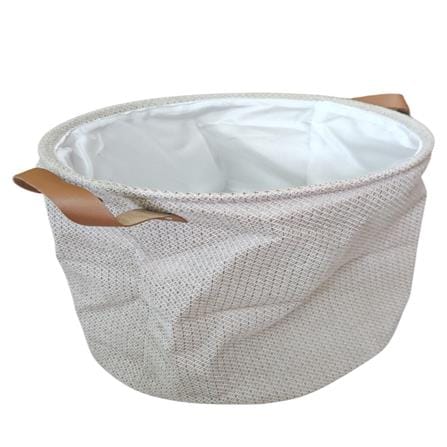 COSSY PLUS EVA ROUND LAUNDRY BASKET WITH HANDLE CP-EVA 3540RN BROWN