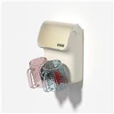 COSSY PLUS TOOTHBRUSH HOLDER WITH 2 MOUTHWASH CUP CP-25B02 WHITE