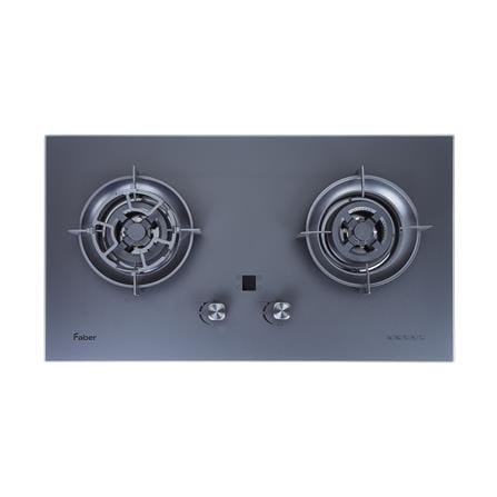 FABER FLEXIBLE CUT OUT GAS HOB FBIH-G902B580TGM BLACK 2 BURNERS 5.8KW 90CM WITH TIMER