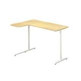 WORKING L SHAPE DESK FURDINI GT-014A-2A OAK