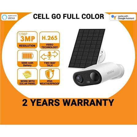 IMOU CCTV CAMERA CELL GO FULL COLOR KIT 3MP