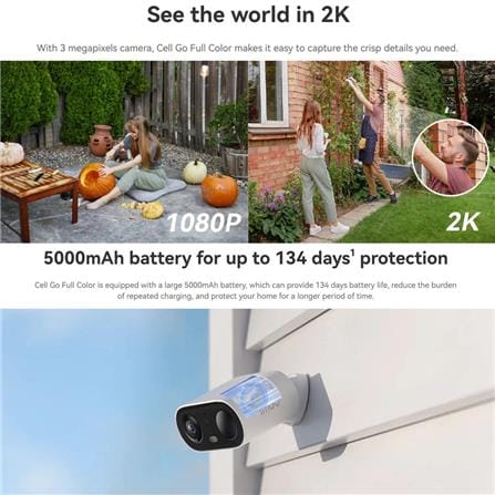 IMOU CCTV CAMERA CELL GO FULL COLOR KIT 3MP