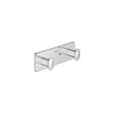 ROCA VICTORIA DOUBLE ROBE HOOK A817881C00 CHROME