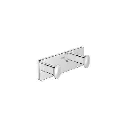 ROCA VICTORIA DOUBLE ROBE HOOK A817881C00 CHROME