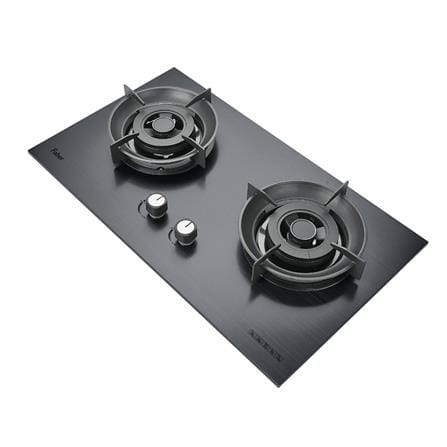 FABER FLEXIBLE CUT OUT STAINLESS STEEL GAS HOB INOX FBIH-G752B520SSB BLACK 2 BURNERS 5.2KW 75CM
