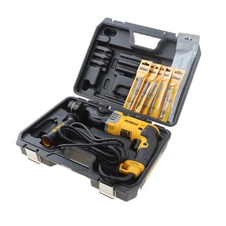 DEWALT 28MM 900W ROTARY HAMMER D25143KA-B1 + 6 ACCESSORIES