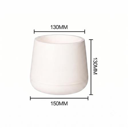CL DOUBLE WALL PP PLASTIC PLANT POT GQ3311-WE 13CM