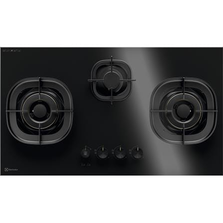 ELECTROLUX 90CM 500 SERIES BUILT-IN GAS HOB EHG9355BF 3BURNERS 5KW+1.65KW 90CM