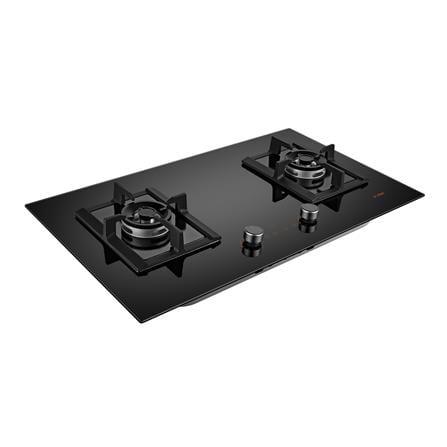 FOTILE FLEXIBLE CUT OUT GAS HOB GEG88201 BLACK 2 BURNERS 5.35KW 88CM SMART SYNC