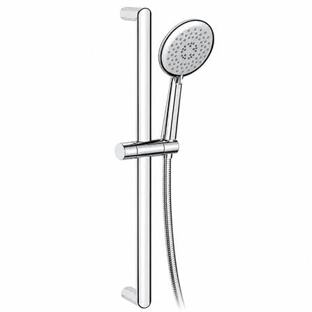 JOHNSON SUISSE BERING SHOWER KIT WITH HOSE SLIDING BAR WBFA301079CP CHROME