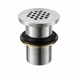 ROCA BASIN GRATED WASTE WITHOUT OVERFLOW A505403500 CHROME