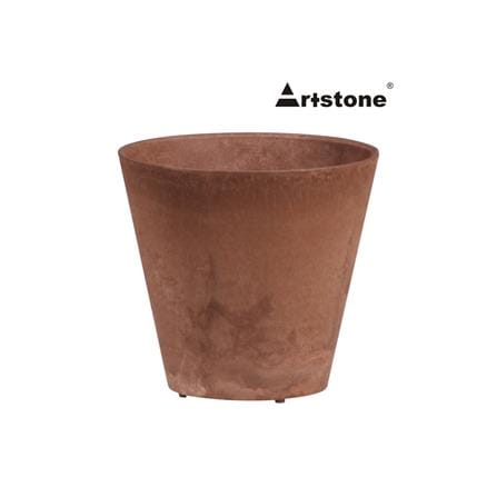 ARTSTONE CLAIRE POT D17 H15 RUST