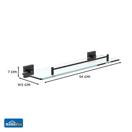 MOYA PLUS GLASS SHELF 75203 BLACK