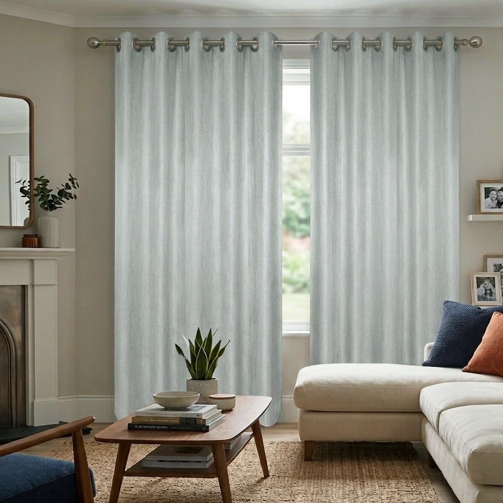 HOME LIVING STYLE CURTAIN EYELET ROBYN 180X220CM GRAY