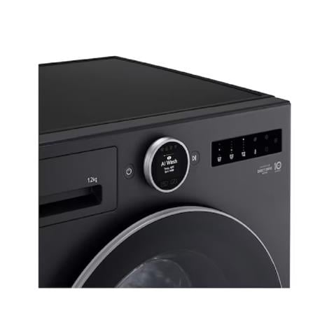 LG FRONT LOAD WASHING MACHINE FX1412S3K 12KG MATTE BLACK
