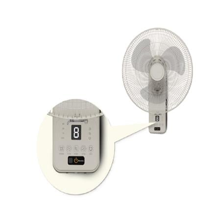 KHIND WALL FAN WF1608AC 16" 55WATT 3BLADE LIGHT BROWN
