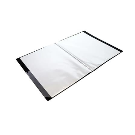 UNICORN A4 CLEAR BOOK UCB-20HTH 6'S/PACK BLACK COVER