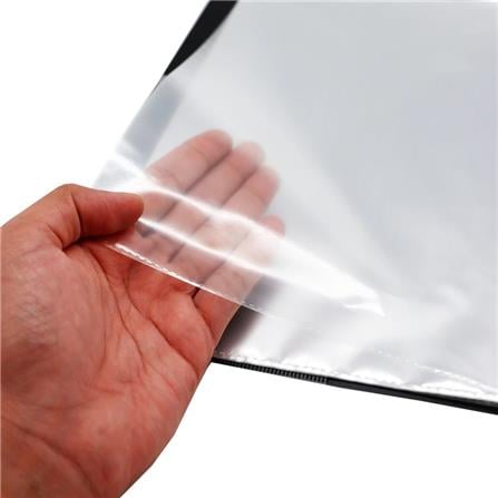 UNICORN A4 CLEAR BOOK BK UCB-30HTH 6'S/PACK BLACK COVER