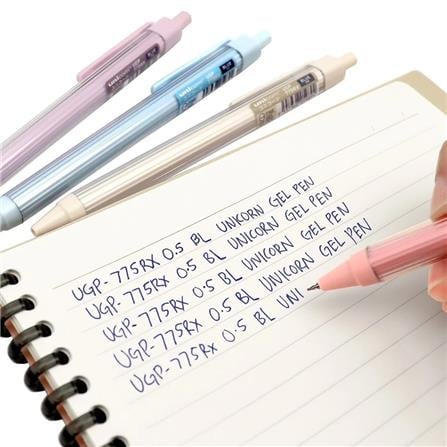 UNICORN GEL PEN UGP-775RX 2'S 0.5MM 1BLACK 1BLUE