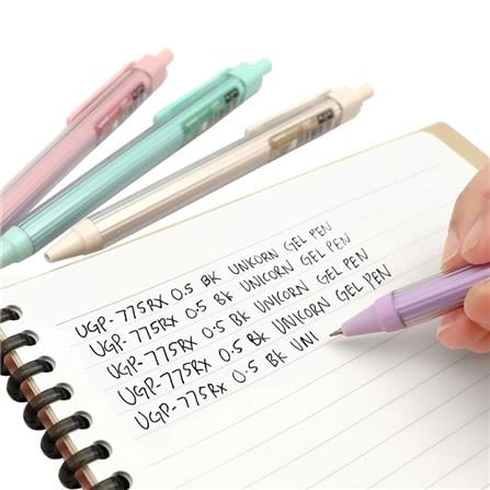 UNICORN GEL PEN UGP-775RX 2'S 0.5MM 1BLACK 1BLUE