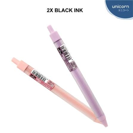 UNICORN GEL PEN UGP-775RX 2'S 0.5MM 2 BLACK