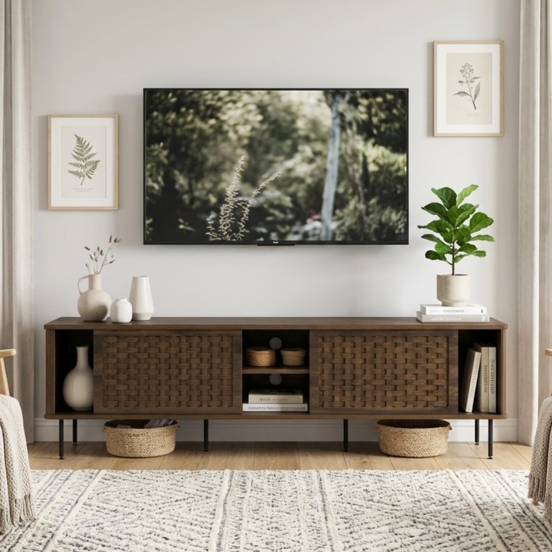 TV CABINET NUHOOM KRABI 1.6M WALNUT